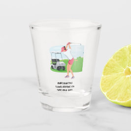 Golf Funny Sprichwort Zitate für Golfer Party Schnapsglas