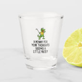 Golf Funny Sprichwort Zitate für Golfer Party Schnapsglas (Vorderseite)