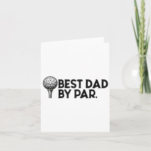 Golf für Vater Best Vater Par Vatertag Golf 1 Karte