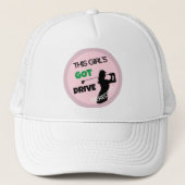 Golf Gal Swing Got Drive Name Truckerkappe (Vorderseite)