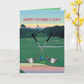 GOLF - "Game for Life" (Spiel für das Leben) Karte (Gelbe Blume)