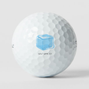 'Golf Game Icy' Selbstsicher Glatt Ruhig Cooler Go Golfball