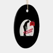 Golf Game ist über lustig gegen Trump Keramik Ornament (Rechts)