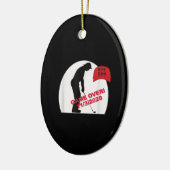 Golf Game ist über lustig gegen Trump Keramik Ornament (Links)