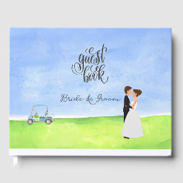 Golf Gästebuch für Golfer Hochzeitsfeier
