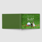 Golf Gästebuch mit Golf für Golfer Hochzeit (Voll)