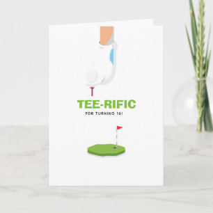 Golf Geburtstag Karte