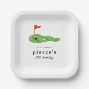 Golf Geburtstag Papierplatte Pappteller