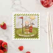Golf Geburtstag Serviette (Beispiel)
