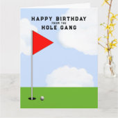 Golf Geburtstag von allen Karten (Gelbe Blume)