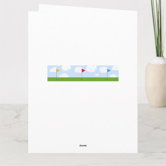 Golf Geburtstag von allen Karten (Rückseite)