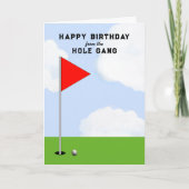 Golf Geburtstag von allen Karten (Vorderseite)