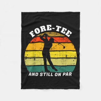 Golf-Geburtstag Vor Und Auf Par Fleecedecke