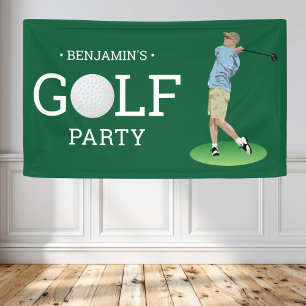 Golf-Geburtstags-Party Banner