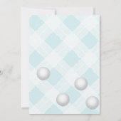 Golf-Geburtstagsbündel Einladung (Rückseite)