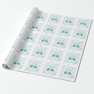 Golf-Geburtstagsbündel Geschenkpapier