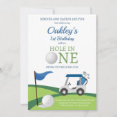 Golf-Geburtstagseinladung Einladung (Vorderseite)