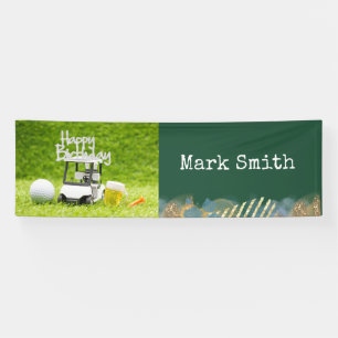 Golf-Geburtstagsfeier für Golfer Banner
