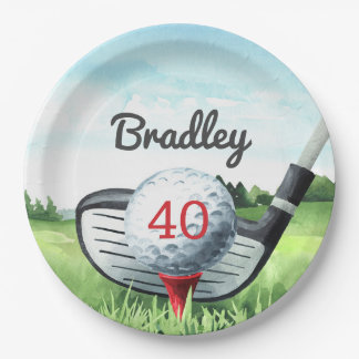 Golf Geburtstagsparty I Let's Par-T-Shirt! Papptel Pappteller