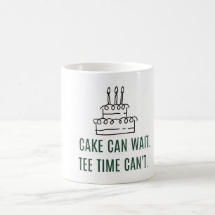 Golf-Geburtstagstorte für Golfer Kaffeetasse