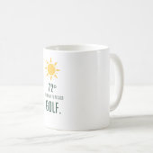 Golf-Geburtstagsvorhersage für Golfer Kaffeetasse (VorderseiteRechts)