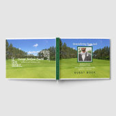 Golf-Gedenkservice - Ihr eigenes Foto Golfer Gästebuch (Voll)