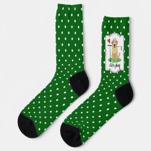 Golf Gelbe Labrador Labrador Retriever Dog (Yel 3) Socken
