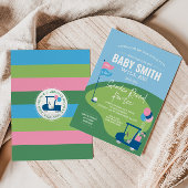 Golf Gender Reveal Par-T-Einladung Einladung