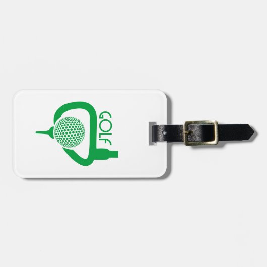 Golf Gepäckanhänger (Vorderseite horizontal)