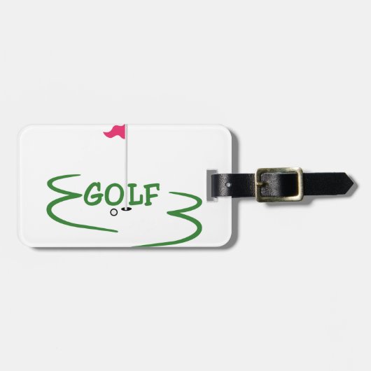 Golf Gepäckanhänger (Vorderseite horizontal)