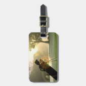 Golf-Gepäckmarke Gepäckanhänger (Vorderseite vertikal)