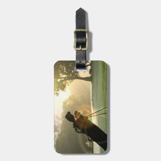 Golf-Gepäckmarke Gepäckanhänger (Vorderseite vertikal)