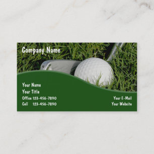 Golf-Geschäftskarten Visitenkarte