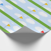 Golf-Geschenk Geschenkpapier (Ecke)