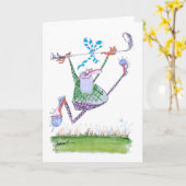 Golf-Geschenk, Tony Fernandes Karte (Gelbe Blume)