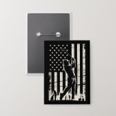 Golf-Geschenke mit amerikanischer Flagge zum Gebur Button (Vorderseite/Rückseite)