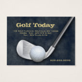 Golf Geschenkkarte - Blauer Denim des Vaters (Rückseite)