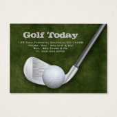 Golf Geschenkkarte - Vatertag Grün (Rückseite)