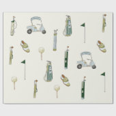 Golf Geschenkpapier (Flach)