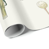 Golf Geschenkpapier (Rolleneckpunkt)