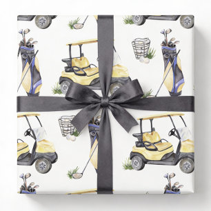 Golf Geschenkpapier