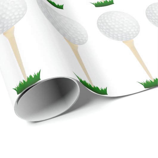 Golf Geschenkpapier (Rolleneckpunkt)
