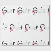 Golf Geschenkpapier (Flach)