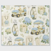 Golf-Geschenkpapier | Golfer-Party-Event Geschenkpapier (Flach)