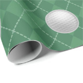 Golf-Geschenkverpackungspapier Geschenkpapier (Rolleneckpunkt)