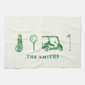 Golf Geschirrtuch (Horizontal)