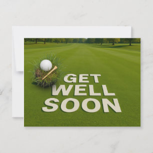 Golf Get well senden bald Wünsche für Golfer Postkarte