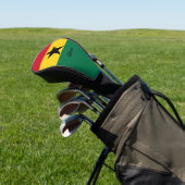 Golf Ghana & Ghanaische Flagge / Golf Clubs Abdeck Headcover (In SItu)