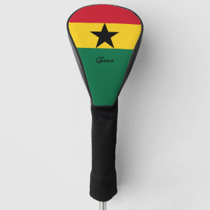 Golf Ghana & Ghanaische Flagge / Golf Clubs Cover Headcover