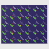 Golf gift Christmas wrapping paper Geschenkpapier (Flach)